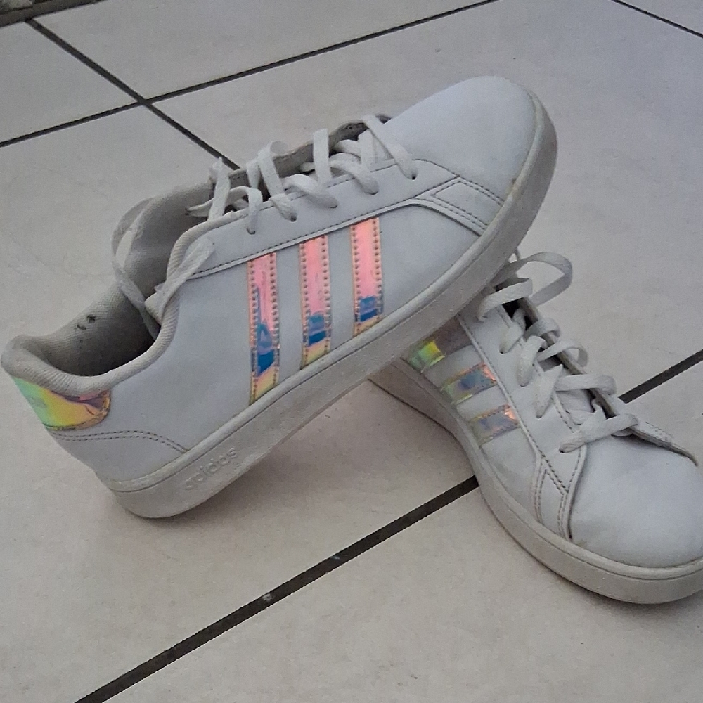 AdidasSneakers with Iridescent Accents